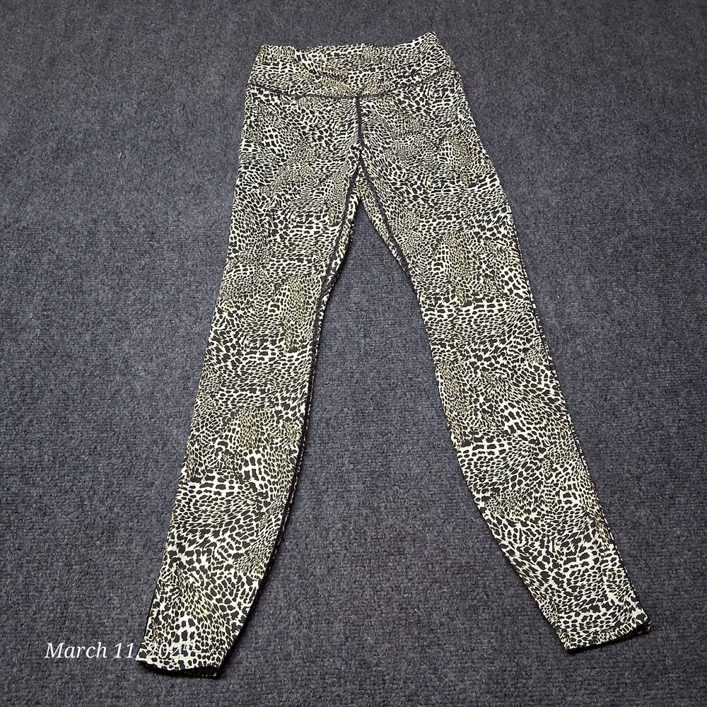 Nike Cheetah Print Leggings Women Size XS Dri-Fit Yoga Gym Athleisure Stretchy - Picture 2 of 10